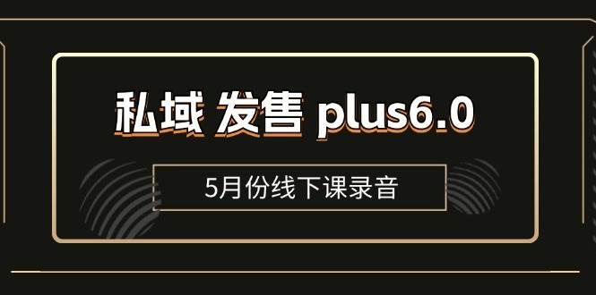 （11612期）私域 发售 plus6.0【5月份线下课录音】/全域套装 sop流程包，社群发售…-千寻创业网