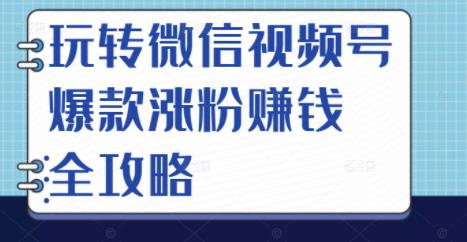 玩转微信视频号爆款涨粉赚钱全攻略，让你快速抓住流量风口，收获红利财富-千寻创业网