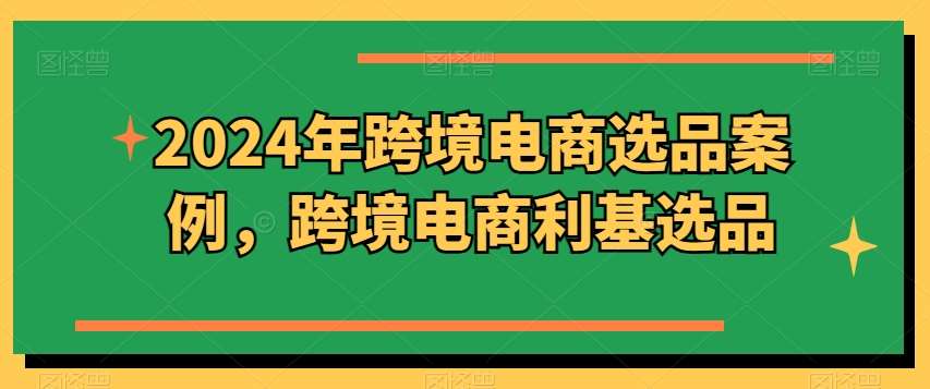 2024年跨境电商选品案例，跨境电商利基选品-千寻创业网