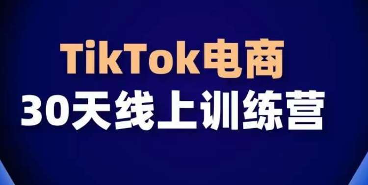 TikTok电商带货30天线上课，不可错过的全球流量洼地！-千寻创业网