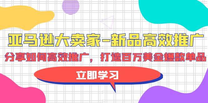 （9945期）亚马逊 大卖家-新品高效推广，分享如何高效推广，打造百万美金爆款单品-千寻创业网