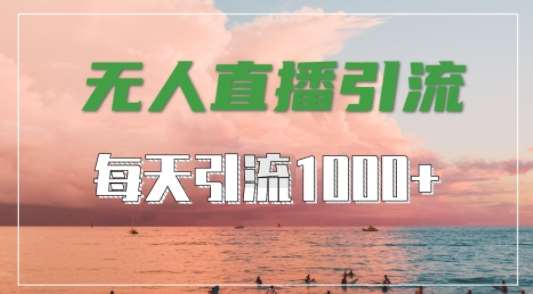 抖音快手视频号全平台通用，无人直播引流法，超暴力引流1000+高质量精准创业粉【揭秘】-千寻创业网