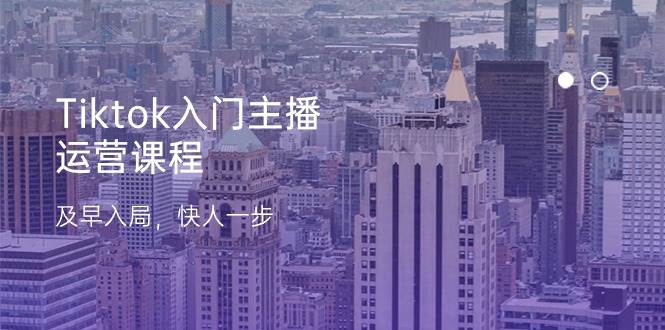 Tiktok入门主播运营课程，及早入局，快人一步（11节）-千寻创业网