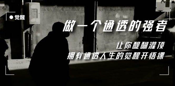 （7696期）觉醒-做一个通透强者，让你醍醐灌顶，拥有通透人生，掌握强大的秘密-千寻创业网