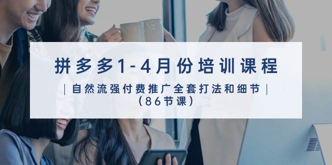 （10495期）拼多多1-4月份培训课程，自然流强付费推广全套打法和细节（86节课）-千寻创业网