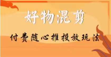 【万三】好物混剪付费随心推投放玩法，随心投放小课抖音教程-千寻创业网