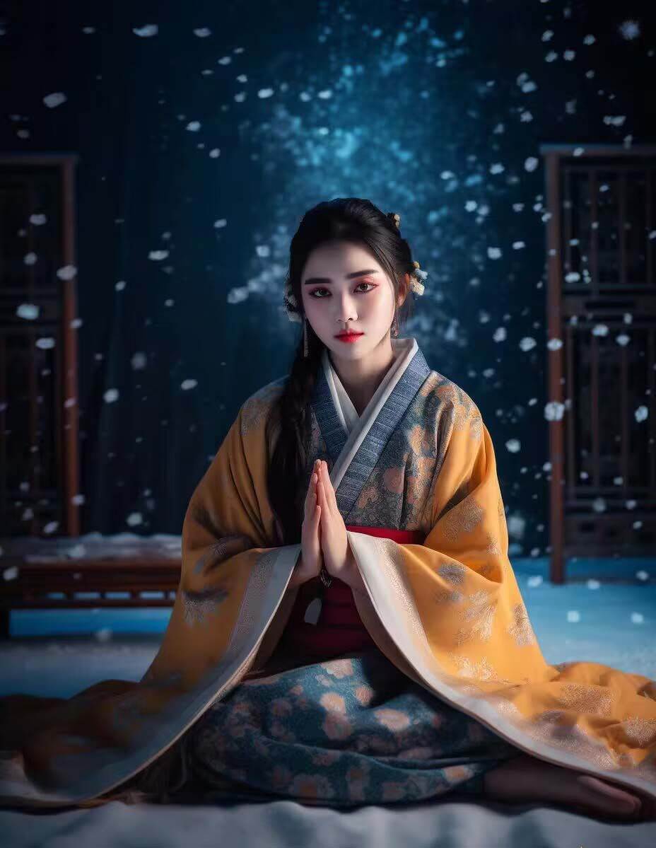 图片[5]-Midjourney关键词-AI生成中国风古装汉服美女人像提示关键词-千寻创业网