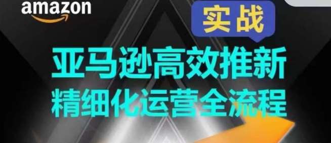 亚马逊高效推新精细化运营全流程，全方位、快速拉升产品排名和销量!-千寻创业网