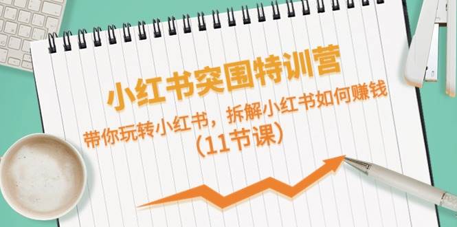 小红书突围特训营，拆解小红书如何赚钱，带你玩转小红书（11节课）-千寻创业网