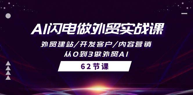 （10049期）AI闪电做外贸实战课，外贸建站/开发客户/内容营销/从0到3做外贸AI-62节-千寻创业网