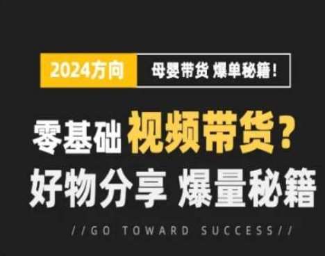 短视频母婴赛道实操流量训练营，零基础视频带货，好物分享，爆量秘籍-千寻创业网
