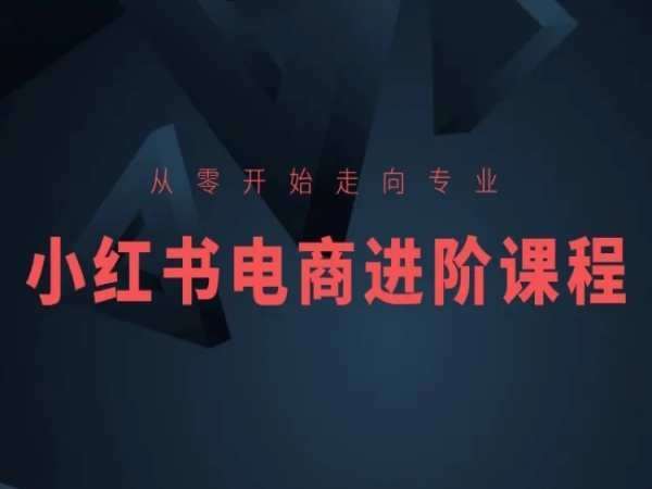 从零开始走向专业，小红书电商进阶课程-千寻创业网
