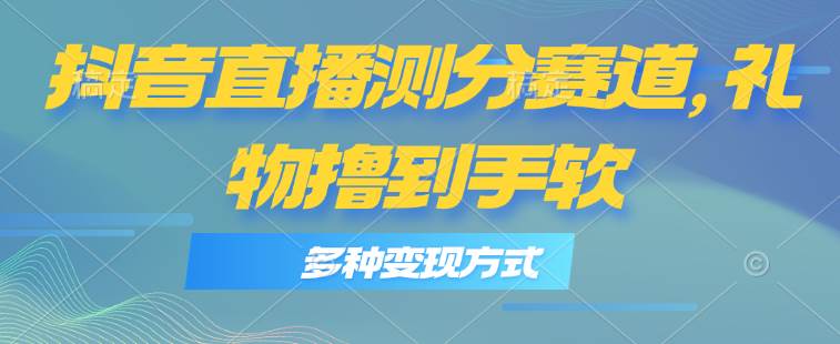 （11380期）抖音直播测分赛道，多种变现方式，轻松日入1000+-千寻创业网