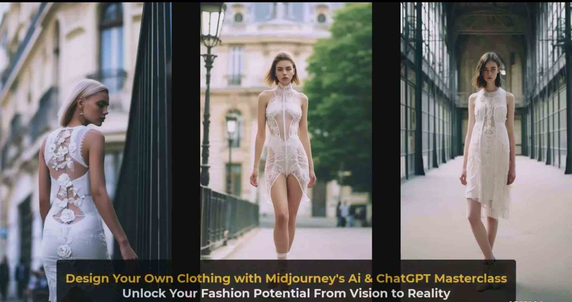 图片[6]-利用 Midjourneys Ai 人工智能设计自己的服装AI大师班-10节课-中英字幕-千寻创业网
