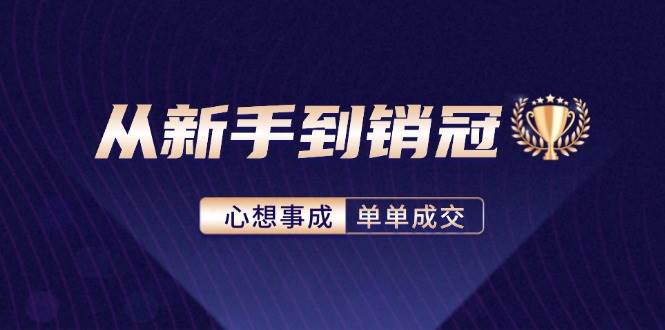 （12383期）从新手到销冠：精通客户心理学，揭秘销冠背后的成交秘籍-千寻创业网