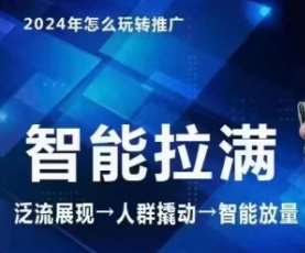 七层老徐·2024引力魔方人群智能拉满+无界推广高阶，自创全店动销玩法（更新6月）-千寻创业网
