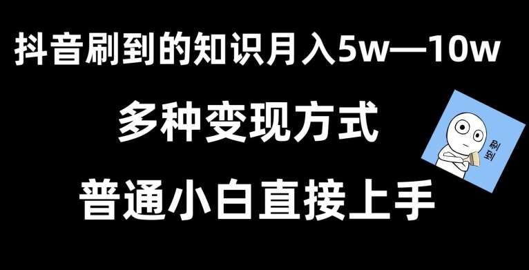 抖音刷到的知识，每天只需2小时，日入2000+，暴力变现，普通小白直接上手【揭秘】-千寻创业网
