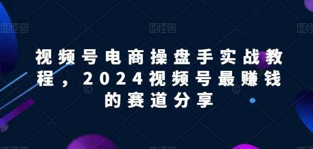 视频号电商实战教程，2024视频号最赚钱的赛道分享-千寻创业网