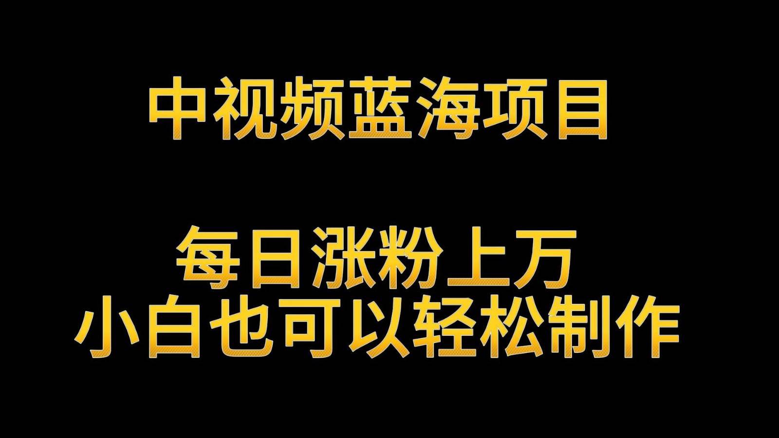 中视频蓝海项目，解读英雄人物生平，每日涨粉上万，小白也可以轻松制作，月入过万-千寻创业网