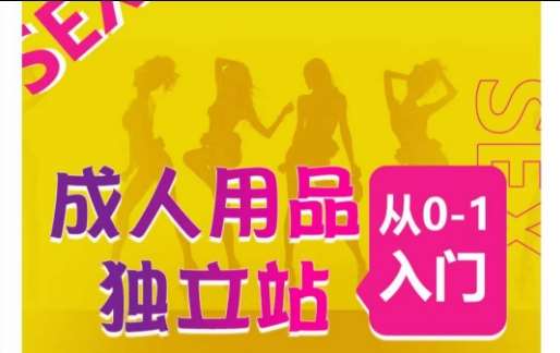 成人用品独立站从0-1入门，成品独立站运营全流程教学，七大好卖成品独立站推荐-千寻创业网