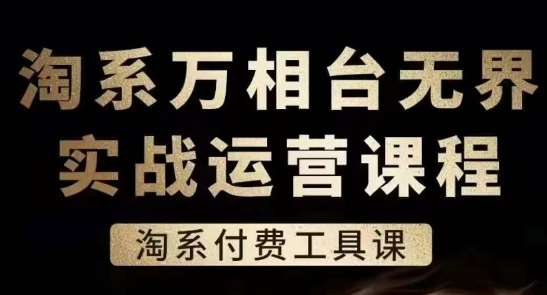 淘系万相台无界实战运营课，淘系付费工具课-千寻创业网