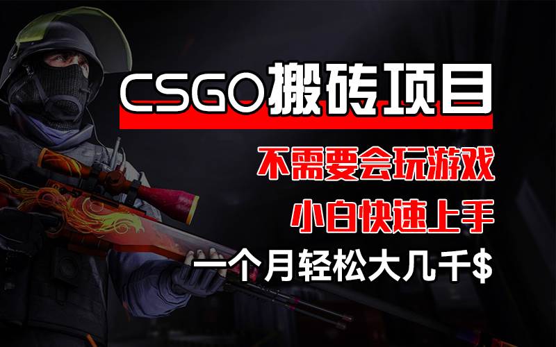 （12332期）CSGO 装备搬砖项目，操作简单，不需要会玩游戏，小白也能快速上手，一…-千寻创业网