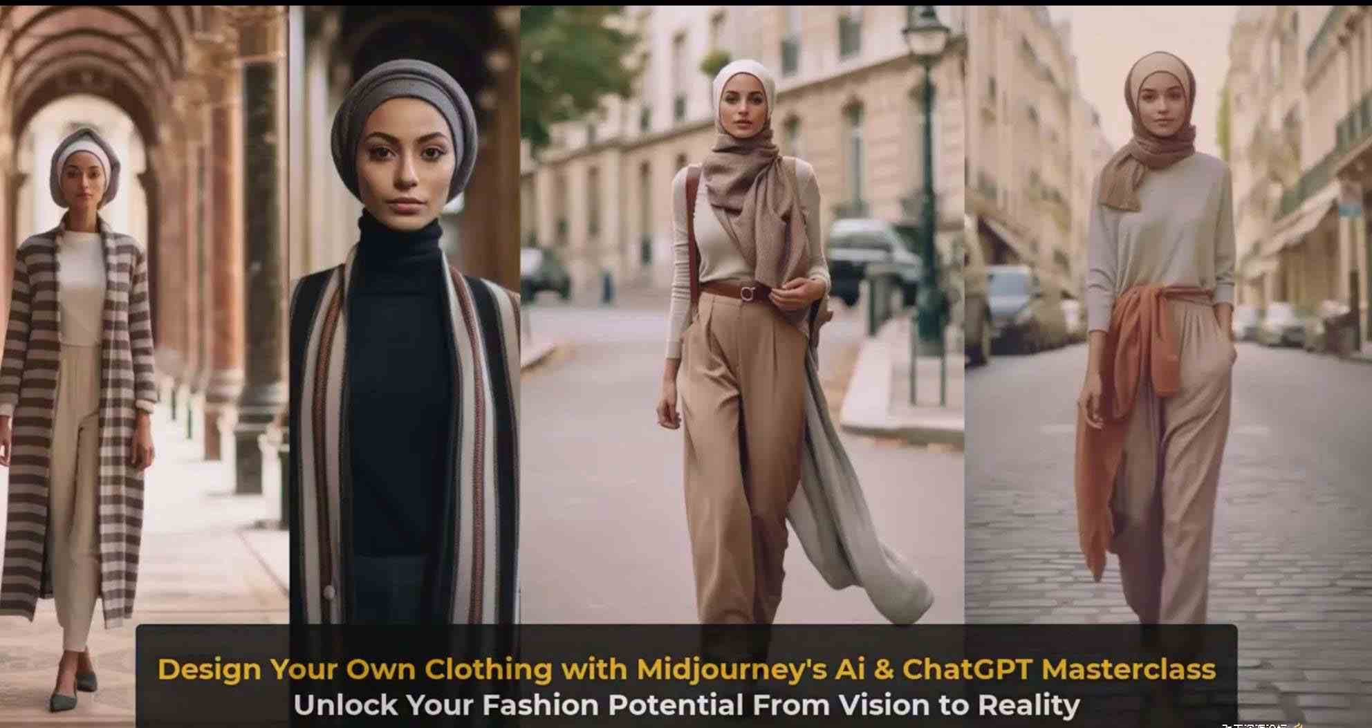 图片[12]-利用 Midjourneys Ai 人工智能设计自己的服装AI大师班-10节课-中英字幕-千寻创业网