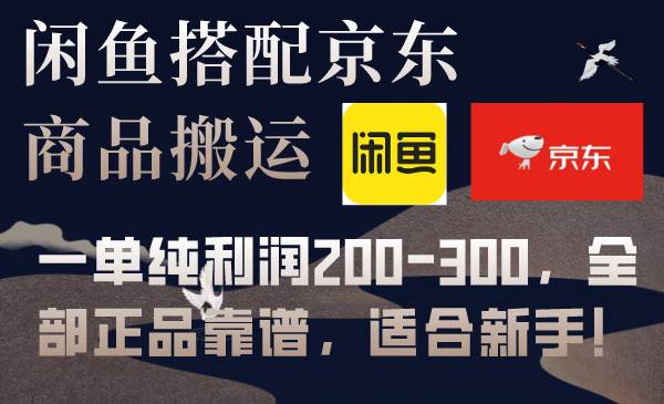 （7892期）闲鱼搭配京东备份库搬运，一单纯利润200-300，全部正品靠谱，适合新手！-千寻创业网