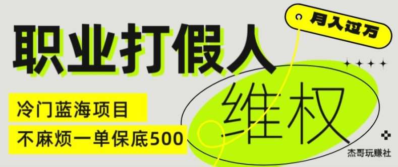 职业打假人电商维权揭秘，一单保底500，全新冷门暴利项目【仅揭秘】-千寻创业网