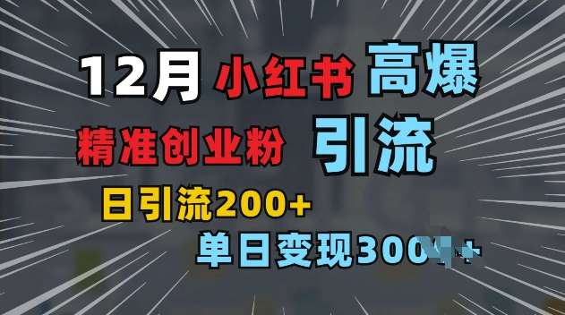 小红书一张图片“引爆”创业粉，单日+200+精准创业粉 可筛选付费意识创业粉【揭秘】-千寻创业网