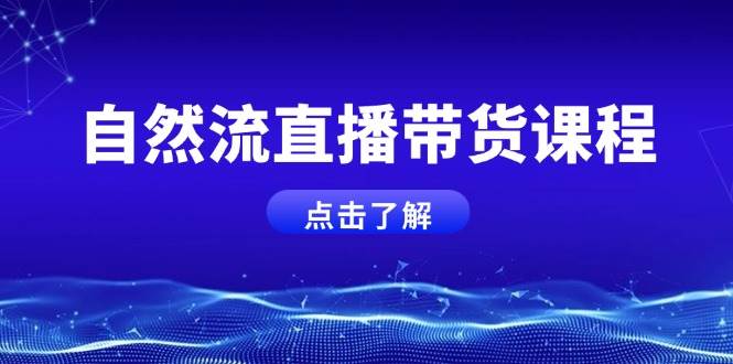 （13809期）自然流直播带货课程，结合微付费起号，打造运营主播，提升个人能力-千寻创业网
