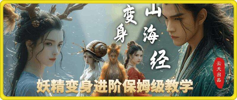 云天AI山海经变身视频教程，妖精变身进阶保姆级教学-千寻创业网