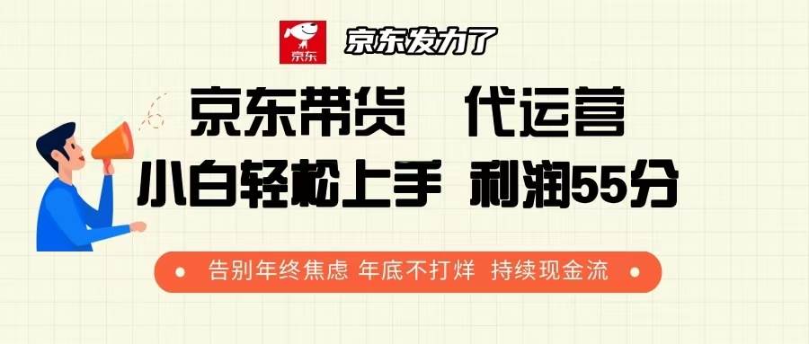 （13833期）京东带货 代运营 利润55分 告别年终焦虑 年底不打烊 持续现金流-千寻创业网