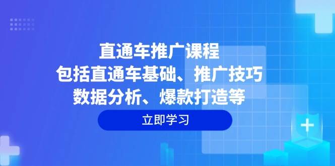 （14001期）直通车推广课程：包括直通车基础、推广技巧、数据分析、爆款打造等-千寻创业网