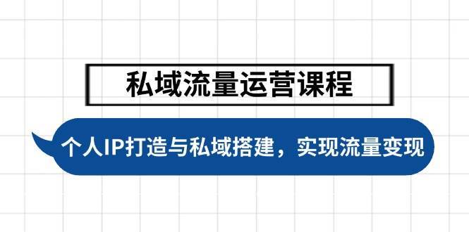 私域流量运营课程，个人IP打造与私域搭建，助力学员实现流量变现-千寻创业网