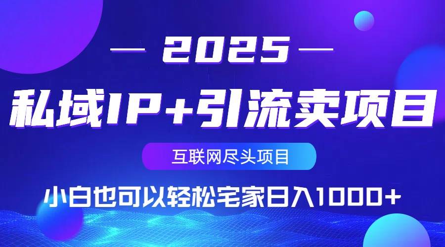 （14151期）私域IP+引流卖项目，小白也可以做到轻松宅家日入1000+-千寻创业网