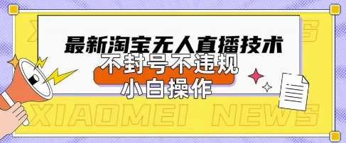 2025年淘宝无人直播带货10.0.全新技术，不违规，不封号，纯小白操作，日入数张【揭秘】-千寻创业网