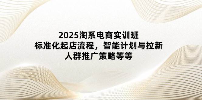 （14522期）2025淘系电商实训班：标准化起店流程，智能计划与拉新，人群推广策略等等-千寻创业网