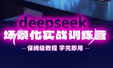 DeepSeek场景化实战训练营，保姆级教程，学完即用，手把手教你用DeepSeek提升效率-千寻创业网