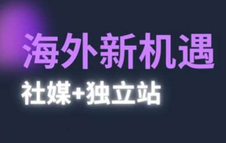 2025出海新机遇(社媒+独立站)，海外新机遇，实现独立站的高效运营与出海-千寻创业网