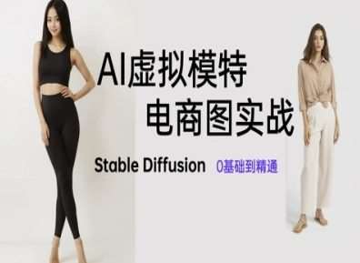 AI虚拟模特电商图实战，AI绘画Stable Diffusion 0基础到精通-千寻创业网