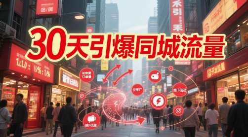 30天引爆同城流量：团购篇 认知篇 流量篇 来客篇 达人篇 老板人设IP篇 投流篇-千寻创业网