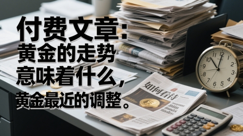 付费文章：黄金的走势意味着什么，如何看待黄金最近的调整-千寻创业网