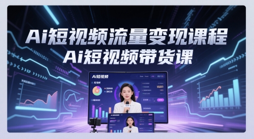 Ai短视频流量变现课程，Ai短视频带货课-千寻创业网