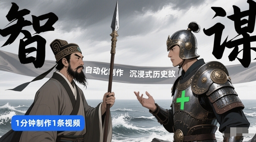 扣子工作流一键生成沉浸式历史故事，一天工作量，3分钟搞定-千寻创业网