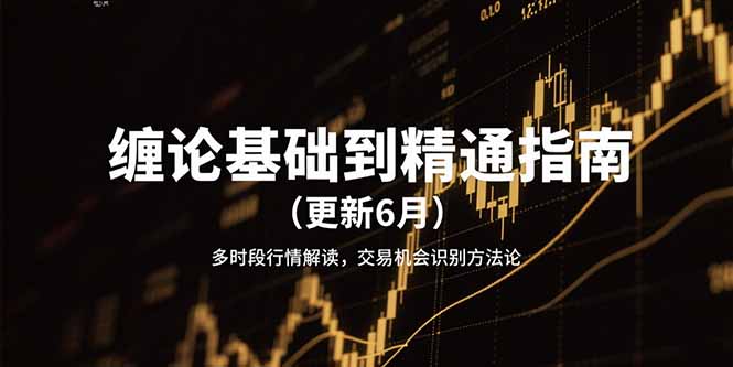 （15184期）缠论基础到精通指南（更新6月）多时段行情解读，交易机会识别方法论-千寻创业网