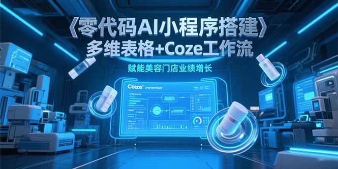（15239期）零代码AI小程序搭建，多维表格+Coze工作流，赋能美容门店业绩增长-千寻创业网