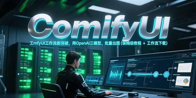 （15191期）ComfyUI工作流新突破，用OpenAI三模型，批量出图(保姆级教程+工作流下载)-千寻创业网