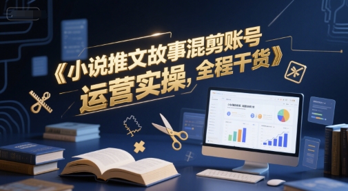小说推文故事混剪账号运营实操，全程干货-千寻创业网