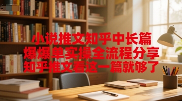 小说推文知乎中长篇爆单实操全流程分享，知乎推文看这一篇就够了-千寻创业网